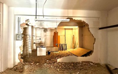El local de la Penya està en reformes.